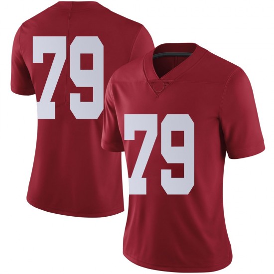 Alabama Crimson Tide Women's Chris Owens #79 No Name Crimson NCAA Nike Authentic Stitched College Football Jersey LT16R64GT